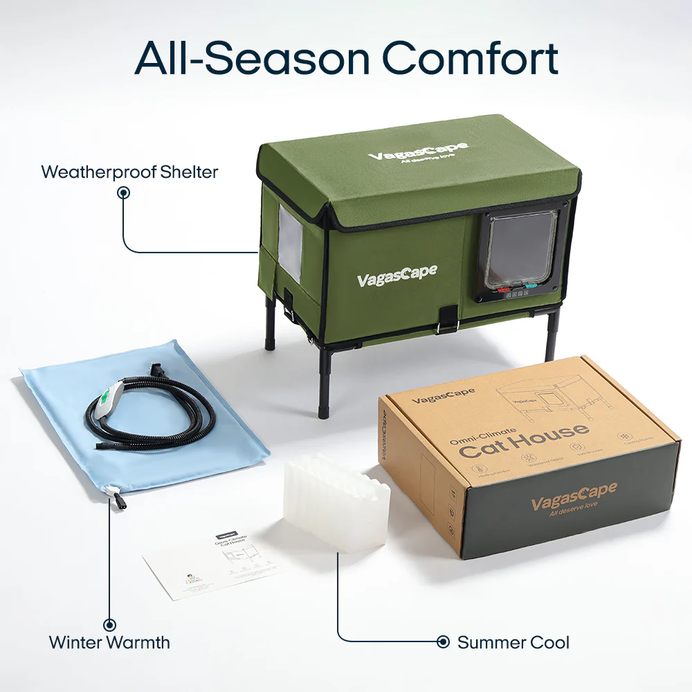 Omni-Climate Heated Cat House